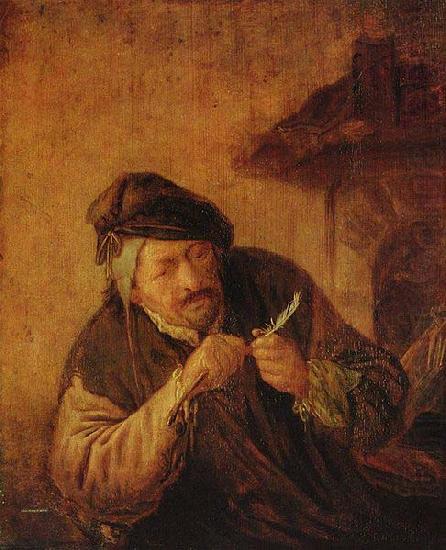 Cutting the Feather, Adriaen van ostade